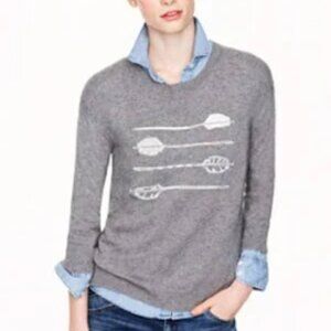 J Crew Wool Sweater - Gray
